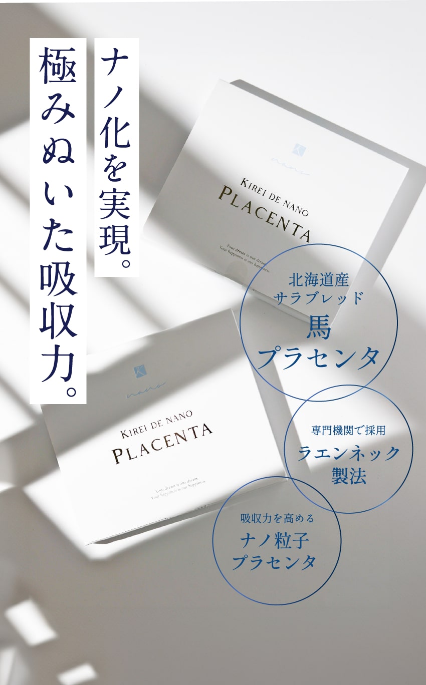 極みぬいた吸収力。ナノ化を実現。