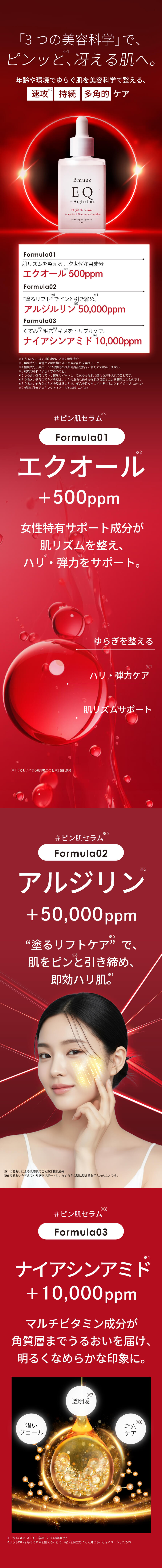 Bmuse Equol Serum エクオール美容液イメージ3